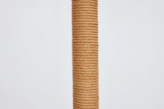 ITALIAN ROPE LEATHER FLOOR LAMP 1950S - 3421109