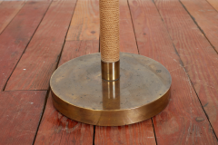 ITALIAN ROPE LEATHER FLOOR LAMP 1950S - 3421123