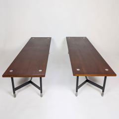 ITALIAN TEAK BENCH TABLE 1970  - 4178110