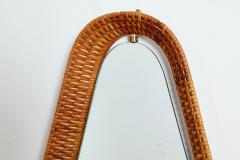ITALIAN WICKER MIRROR - 3218719