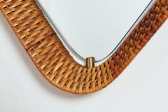 ITALIAN WICKER MIRROR - 3218720