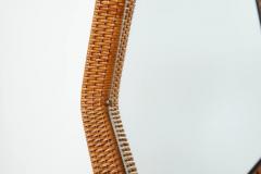 ITALIAN WICKER MIRROR - 3218805