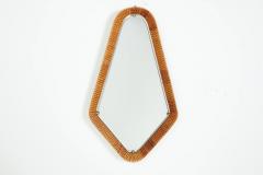 ITALIAN WICKER MIRROR - 3218868