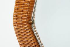 ITALIAN WICKER MIRROR - 3218872