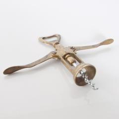 Vintage Brass Bottle Opener Wine Corkscrew, Italy. – Iapello Arts