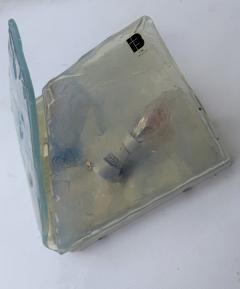 ITRE Sconce Butterfly Opal Murano Glass by ITRE Italy 1970s - 4806704