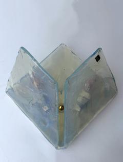 ITRE Sconce Butterfly Opal Murano Glass by ITRE Italy 1970s - 4806712