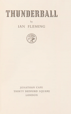 Ian Fleming Thunderball by Ian FLEMING - 3644628