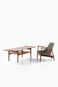 Ib Kofod Larsen Coffee Table in Rosewood and Teak by Ib Kofod Larsen 1950s - 4378213