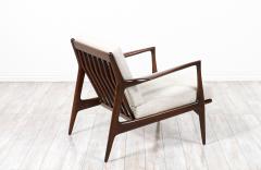 Ib Kofod Larsen Danish Modern Sculptural Lounge Chair by Ib Kofod Larsen - 2924675