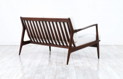 Ib Kofod Larsen Danish Modern Sculptural Love Seat Sofa by Ib Kofod Larsen for Selig - 2430939