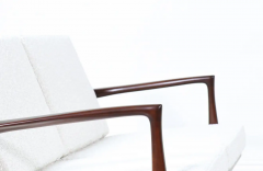 Ib Kofod Larsen Danish Modern Sculptural Love Seat Sofa by Ib Kofod Larsen for Selig - 2430940