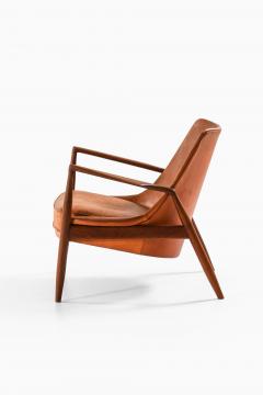 Ib Kofod Larsen Easy Chair in Leather and Teak by Ib Kofod Larsen 1950s - 4565031