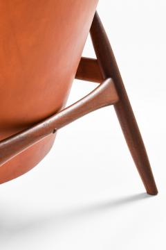 Ib Kofod Larsen Easy Chair in Leather and Teak by Ib Kofod Larsen 1950s - 4565048
