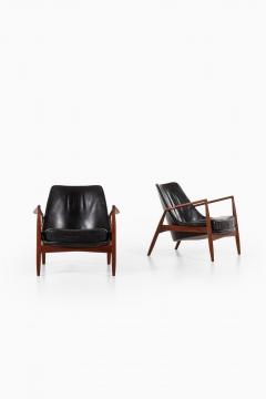 Ib Kofod Larsen Easy Chairs Model S len Seal Produced by OPE - 1951760