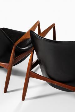 Ib Kofod Larsen Easy Chairs Model S len Seal Produced by OPE - 1951762