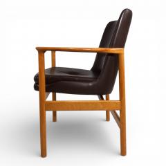 Ib Kofod Larsen Fr scher leather armchair by Ib Kofod Larsen 1960 - 4749528