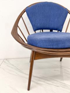 Ib Kofod Larsen Hoop Chairs a Pair by Ib Kofod Larsen for Selig Denmark C 1964 - 4127199