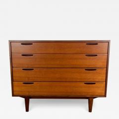 Ib Kofod Larsen IB Kofod Larsen 4 Drawer Dresser in Teak for J Clausen Son Brande Mobelfabrik - 3699272