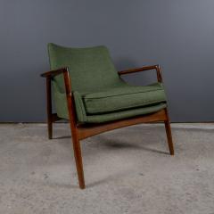 Ib Kofod Larsen Ib Kofod Larsen 1960s Sculpted Lounge Chairin Walnut for Selig - 2168398