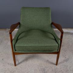 Ib Kofod Larsen Ib Kofod Larsen 1960s Sculpted Lounge Chairin Walnut for Selig - 2168409