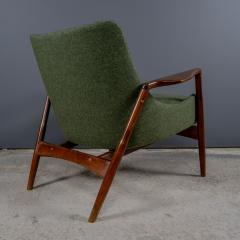 Ib Kofod Larsen Ib Kofod Larsen 1960s Sculpted Lounge Chairin Walnut for Selig - 2168420