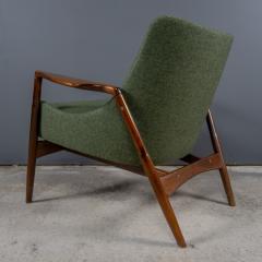 Ib Kofod Larsen Ib Kofod Larsen 1960s Sculpted Lounge Chairin Walnut for Selig - 2168423