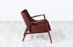 Ib Kofod Larsen Ib Kofod Larsen Cognac Leather Lounge Chair for Selig - 3296258