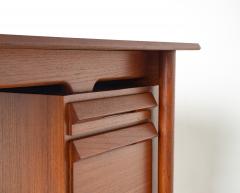 Ib Kofod Larsen Ib Kofod Larsen Danish Modern Teak Executive Desk - 4698663