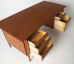 Ib Kofod Larsen Ib Kofod Larsen Danish Modern Teak Executive Desk - 4698664