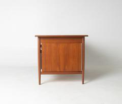 Ib Kofod Larsen Ib Kofod Larsen Danish Modern Teak Executive Desk - 4698669