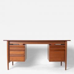 Ib Kofod Larsen Ib Kofod Larsen Danish Modern Teak Executive Desk - 4698773