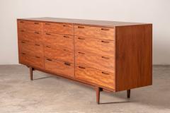 Ib Kofod Larsen Ib Kofod Larsen Danish Modern Twelve Drawer Dresser in Teak 1960s - 3336835