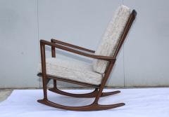 Ib Kofod Larsen Ib Kofod Larsen For Selig Sculptural Rocking Chair - 1489535