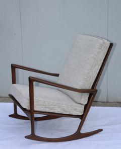 Ib Kofod Larsen Ib Kofod Larsen For Selig Sculptural Rocking Chair