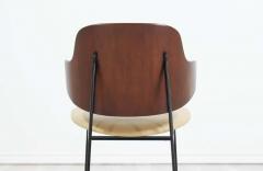 Ib Kofod Larsen Ib Kofod Larsen Penguin Iron Leather Lounge Chairs for Selig - 2217483