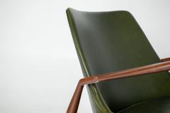 Ib Kofod Larsen Ib Kofod Larsen S len Seal Lounge Chair for OPE Afromosia Moss Leather - 4814046