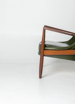 Ib Kofod Larsen Ib Kofod Larsen S len Seal Lounge Chair for OPE Afromosia Moss Leather - 4814061