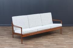 Ib Kofod Larsen Ib Kofod Larsen Sculpted Exoskeleton Walnut Sofa for Selig - 3619428