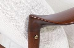 Ib Kofod Larsen Ib Kofod Larsen Sculptural Reclining Lounge Chair with Ottoman for Selig - 3257983
