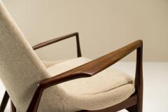 Ib Kofod Larsen Ib Kofod Larsen Seal Highback Chair in Teak produced by OPE Sweden 1960s - 2945383