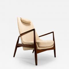 Ib Kofod Larsen Ib Kofod Larsen Seal Highback Chair in Teak produced by OPE Sweden 1960s - 2962646