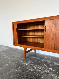 Ib Kofod Larsen Ib Kofod Larsen Tambour Door Teak Credenza for Faarup M belfabrik - 3604008