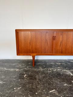 Ib Kofod Larsen Ib Kofod Larsen Tambour Door Teak Credenza for Faarup M belfabrik - 3604023