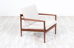 Ib Kofod Larsen Ib Kofod Larsen Walnut Lounge Chair for Selig - 2789033