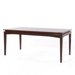 Ib Kofod Larsen Kofod Larsen Style Mid Century Danish Rosewood Hidden Leaf Dining Table - 3936763