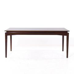 Ib Kofod Larsen Kofod Larsen Style Mid Century Danish Rosewood Hidden Leaf Dining Table - 3936764