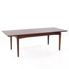 Ib Kofod Larsen Kofod Larsen Style Mid Century Danish Rosewood Hidden Leaf Dining Table - 3936768