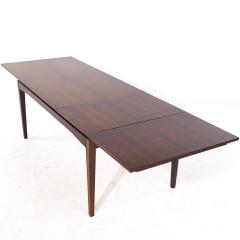 Ib Kofod Larsen Kofod Larsen Style Mid Century Danish Rosewood Hidden Leaf Dining Table - 3936771