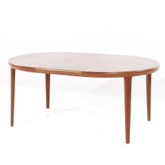 Ib Kofod Larsen Kofod Larsen for Faarup Mobelfabrik Danish Teak Dining Table with 2 Leaves - 3855370